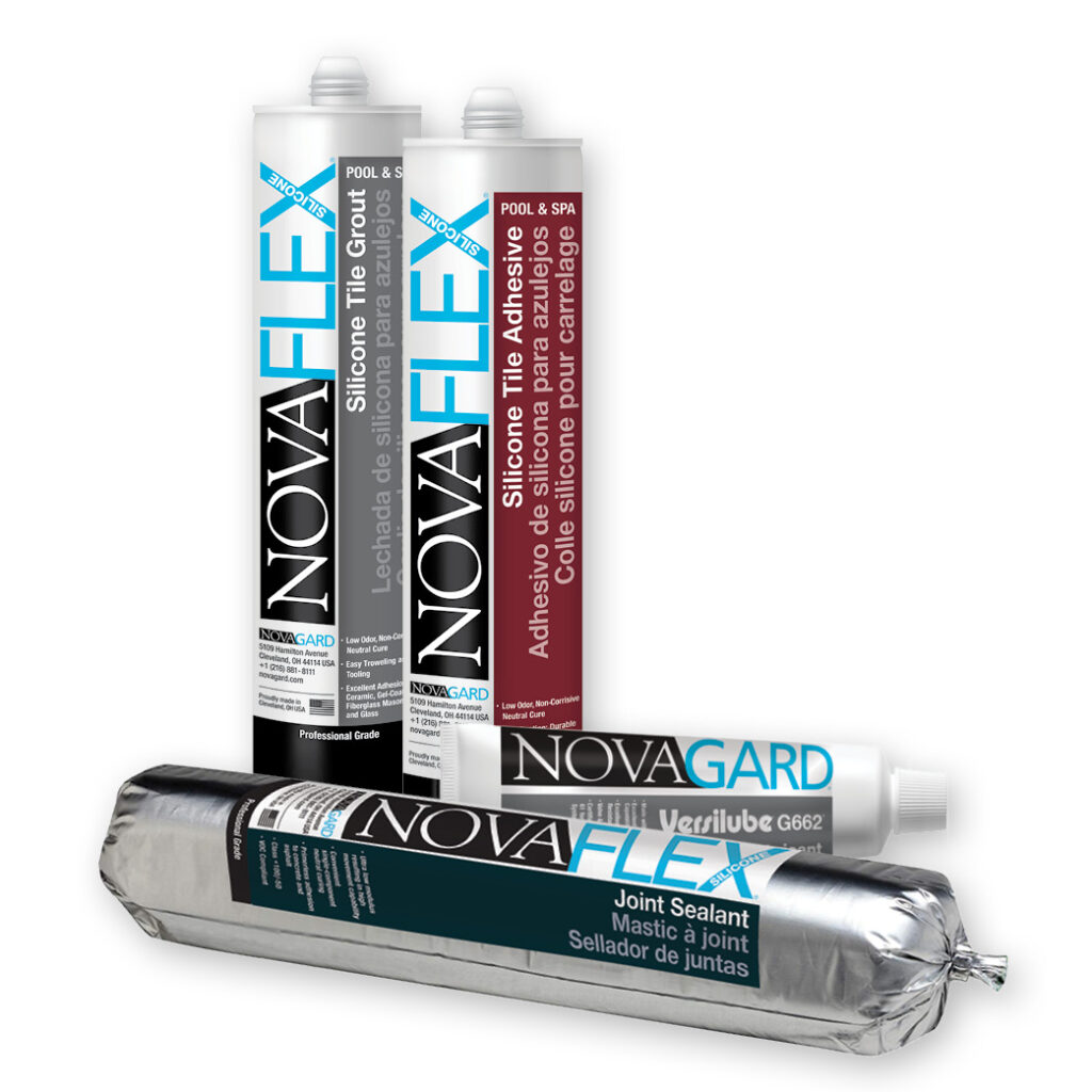 Pool & Spa Silicone Adhesives and Grouts NovaGard